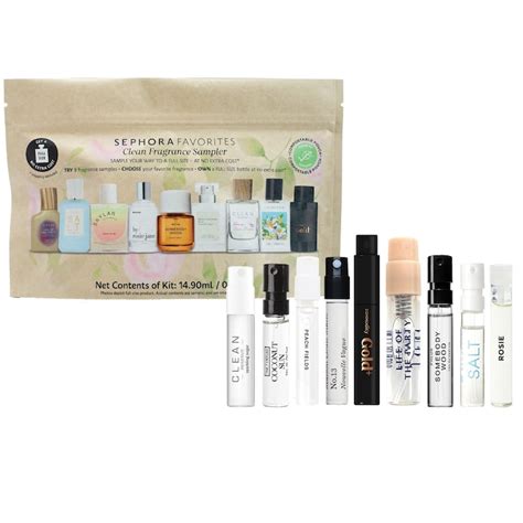 clean perfume set|sephora clean perfume sampler.